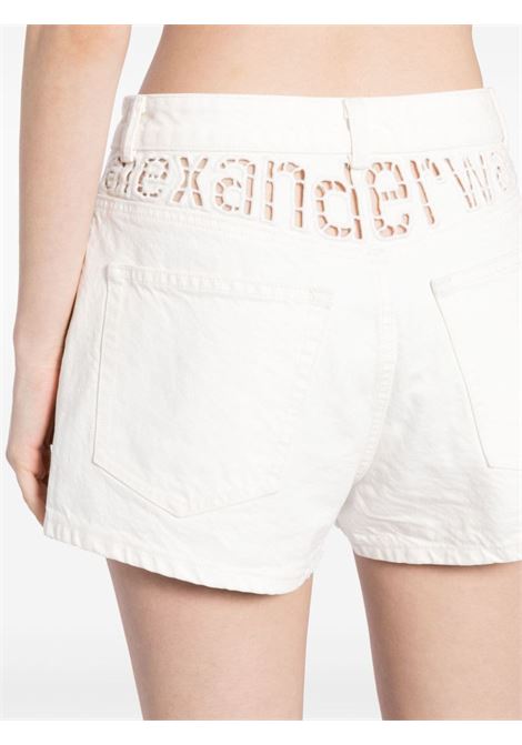 Shorts a vita alta in bianco - donna ALEXANDER WANG | 4DC2244360120